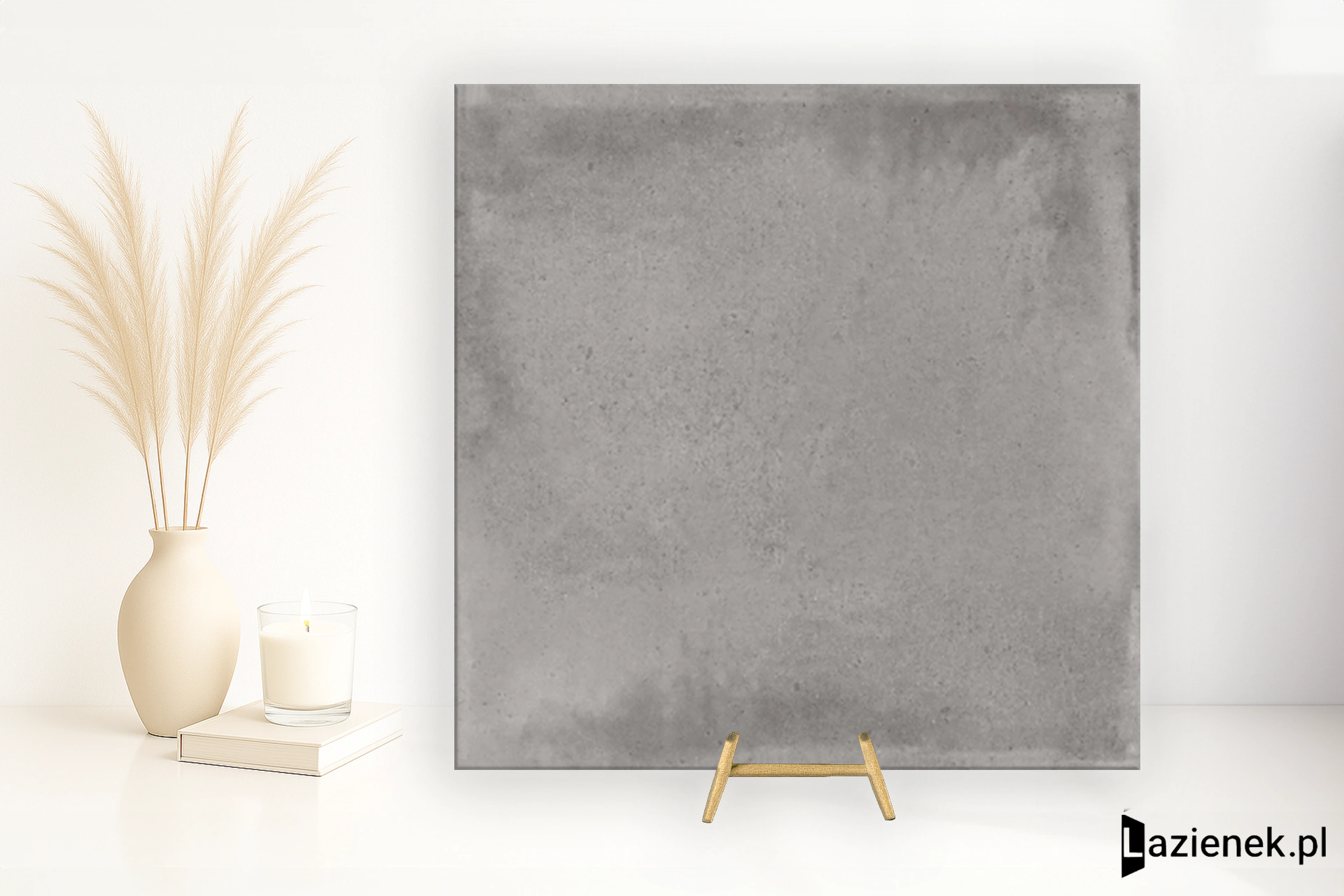 La Fabbrica Ava Small Grey błyszcząca 10x10 cm gr. 9 mm - płytka nierektyfikowana / (L)180073